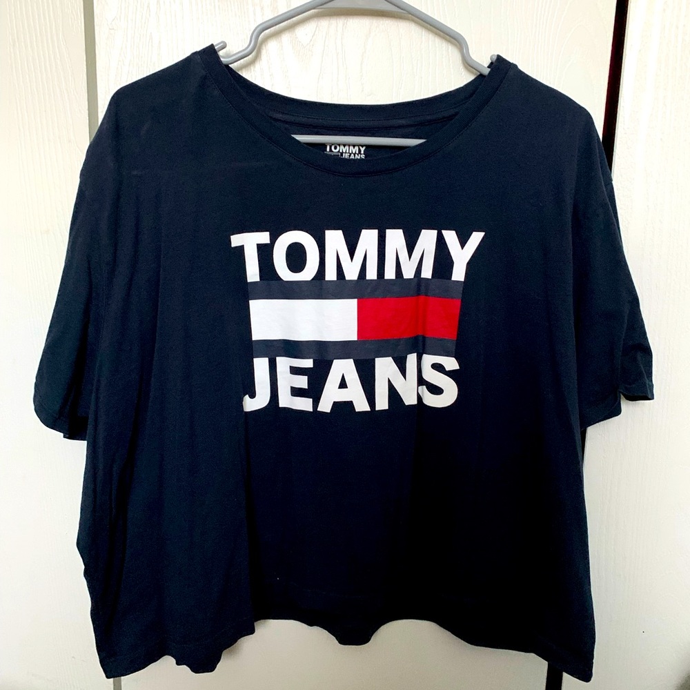 Tommy Hilfiger Jean Brand Crop Top